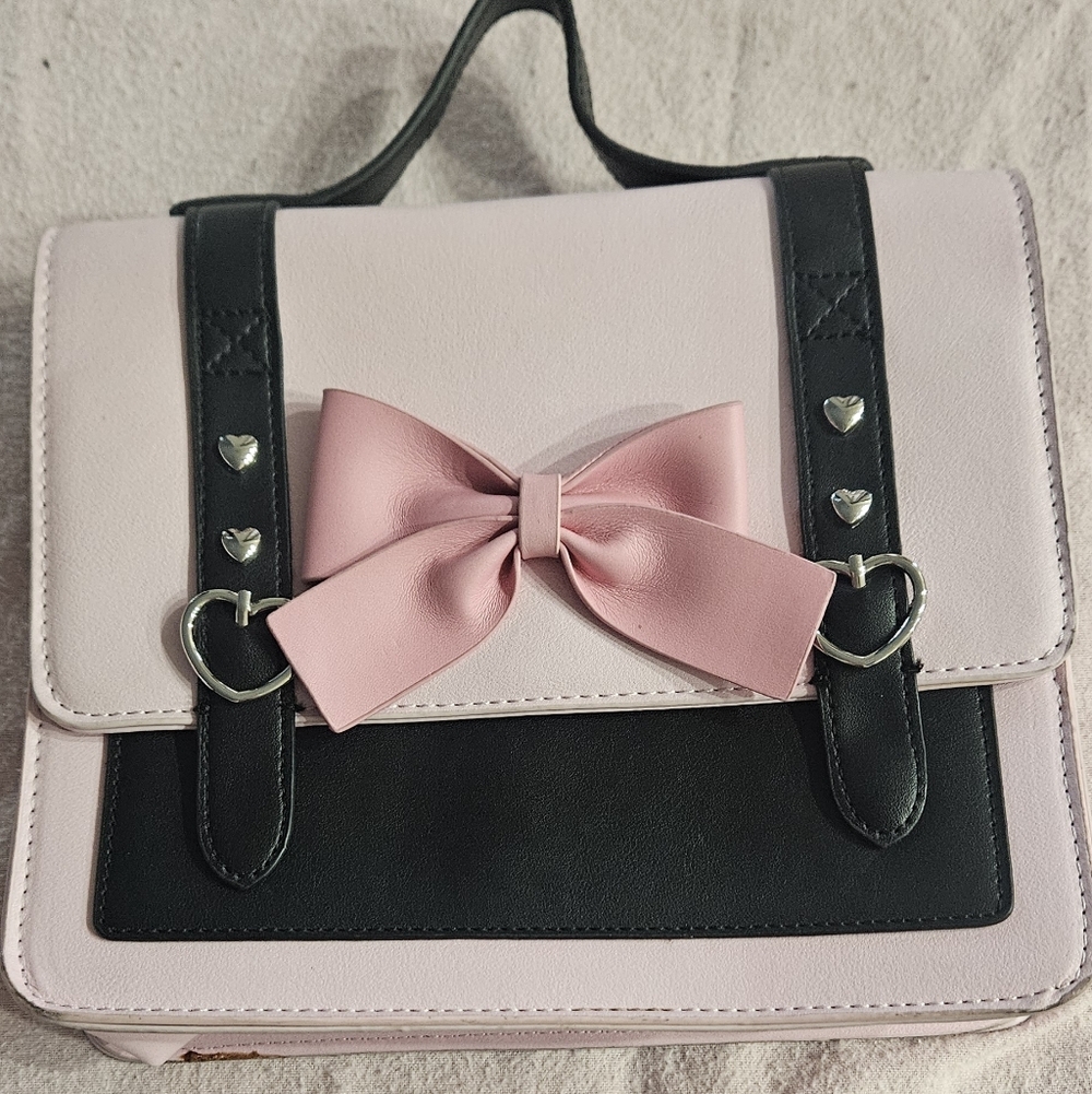 Gothic Grunge Lolita Pastel Pink Handbag
